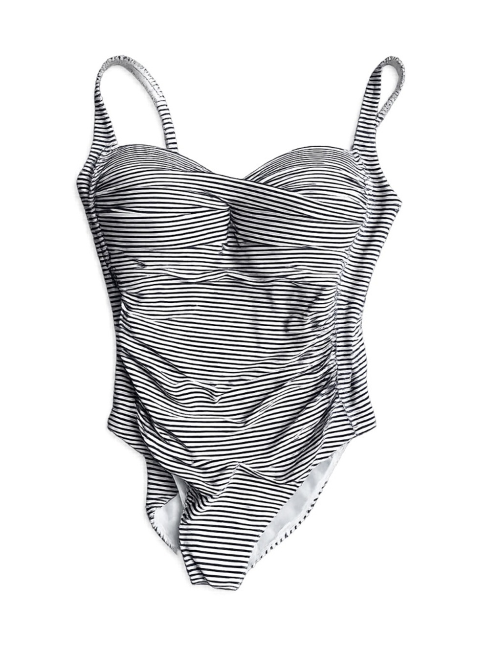 Bond Eye Australia Swimsuit Bathing Suit One Piece size 12 D DD stripe swim